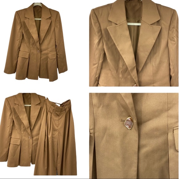 Aje. | Absolute Suit Blazer and Pants in Camel | 6 New with Tags - Picture 6 of 16